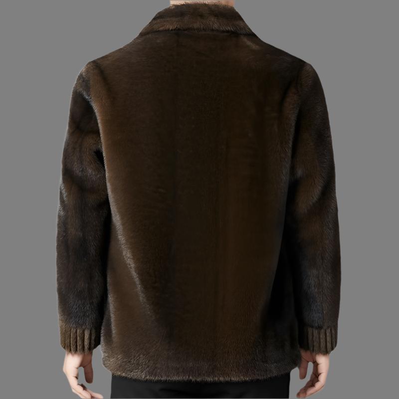 Aldéric - Manteau Parka Homme Fausse Fourrure Élégant