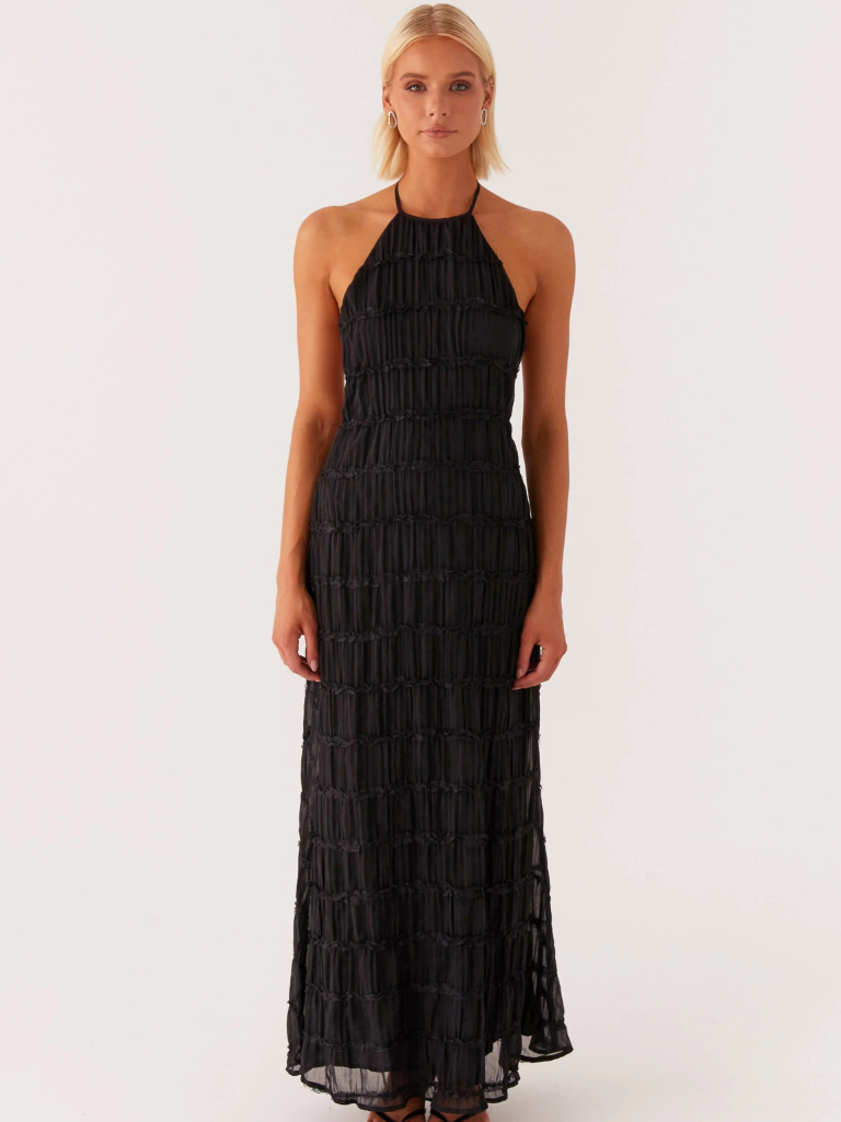 Olga - Robe Longue à Décolleté Halter