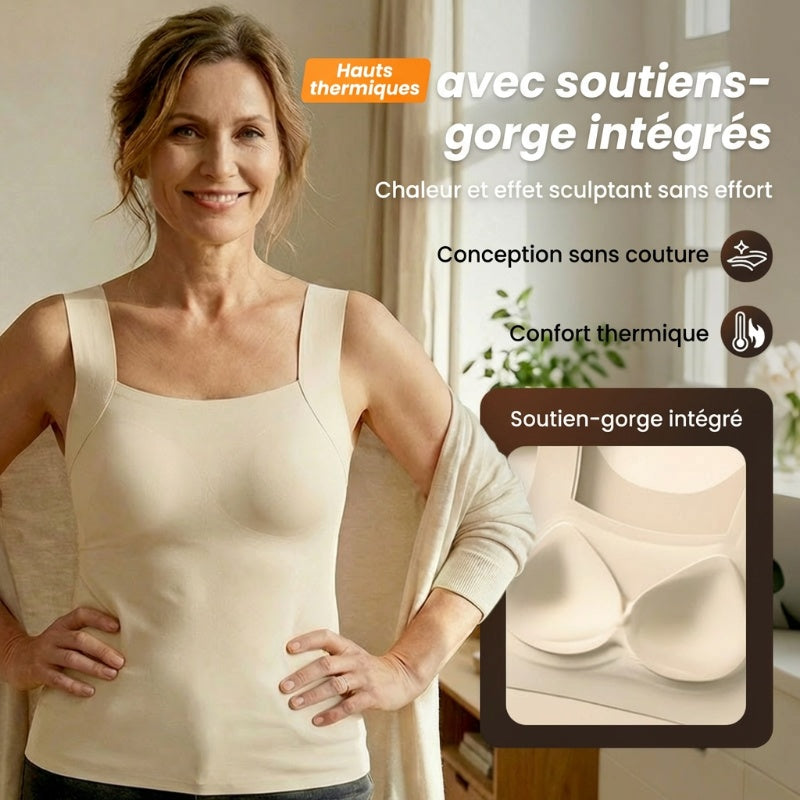 Primrose - Débardeur Thermique Femme avec Soutien Intégré
