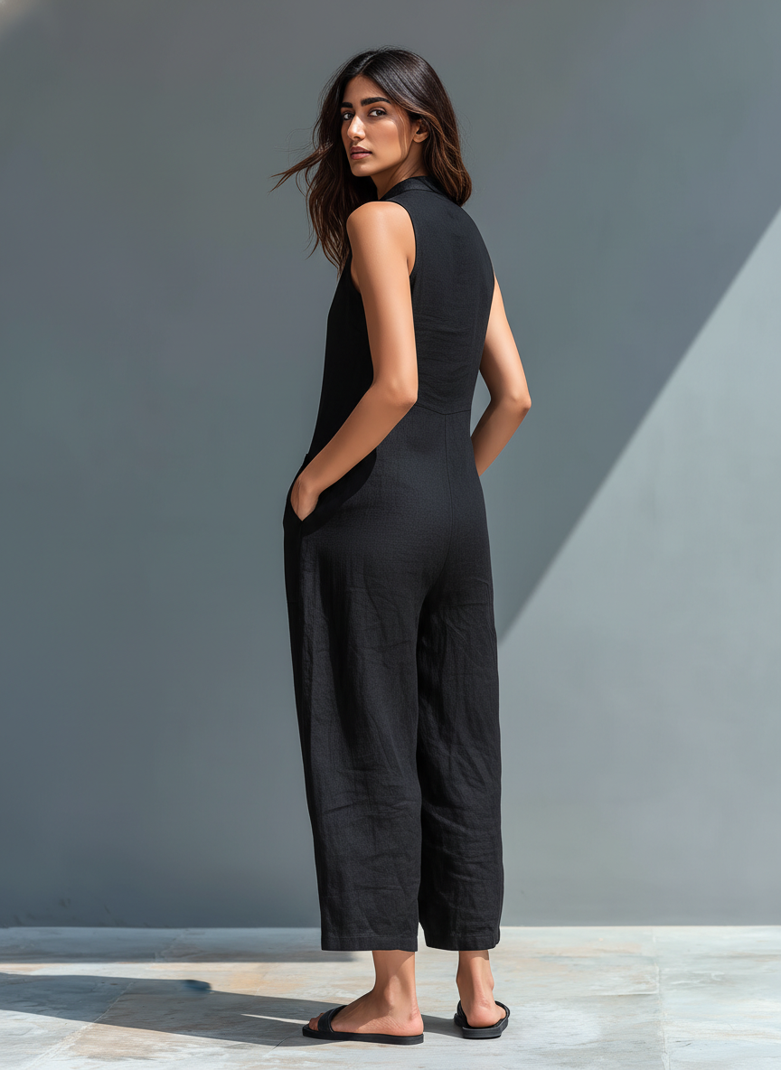Soraya - Combinaison Large Sans Manches pour Femme