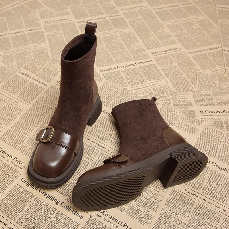 Fayloriah - Bottes Suède Confort