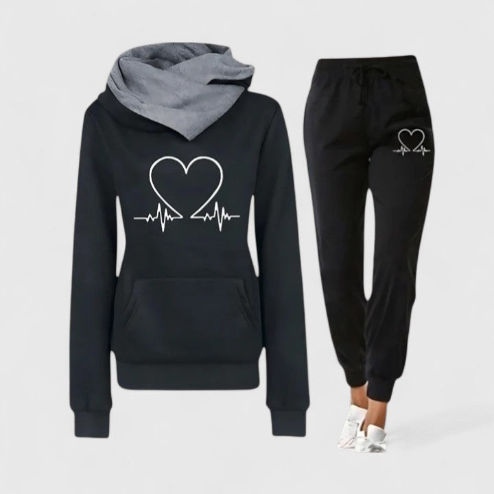 Constance - Ensemble femme sweat à capuche avec pantalon confortable