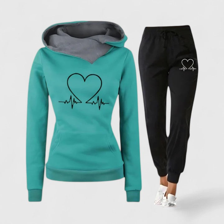 Constance - Ensemble femme sweat à capuche avec pantalon confortable