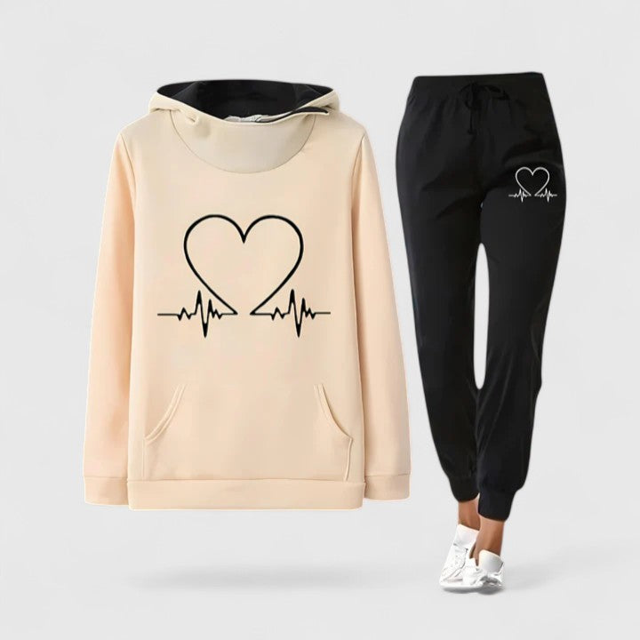 Constance - Ensemble femme sweat à capuche avec pantalon confortable