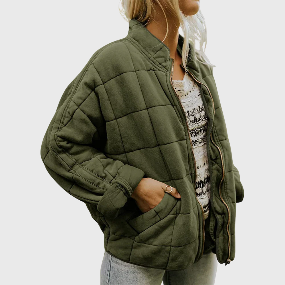 Taveline - Veste élégante oversize avec doublure légère et poches pratiques