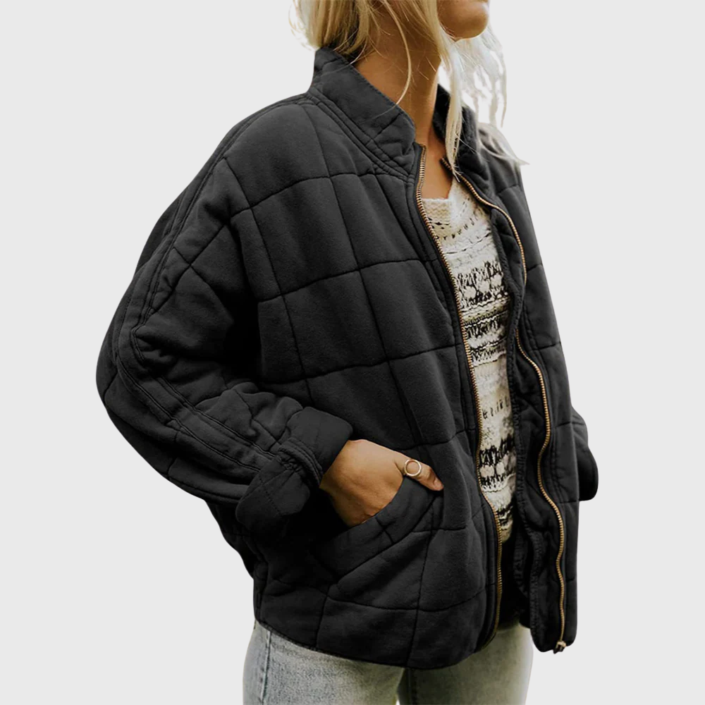 Taveline - Veste élégante oversize avec doublure légère et poches pratiques