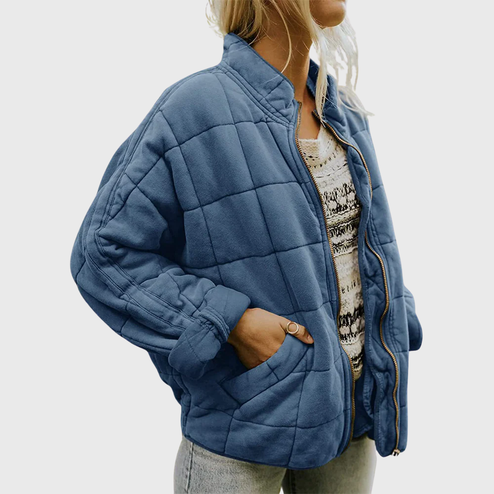 Taveline - Veste élégante oversize avec doublure légère et poches pratiques