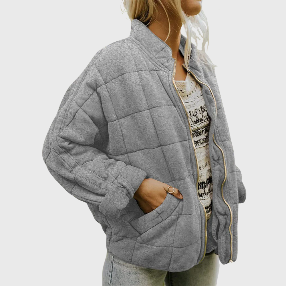 Taveline - Veste élégante oversize avec doublure légère et poches pratiques