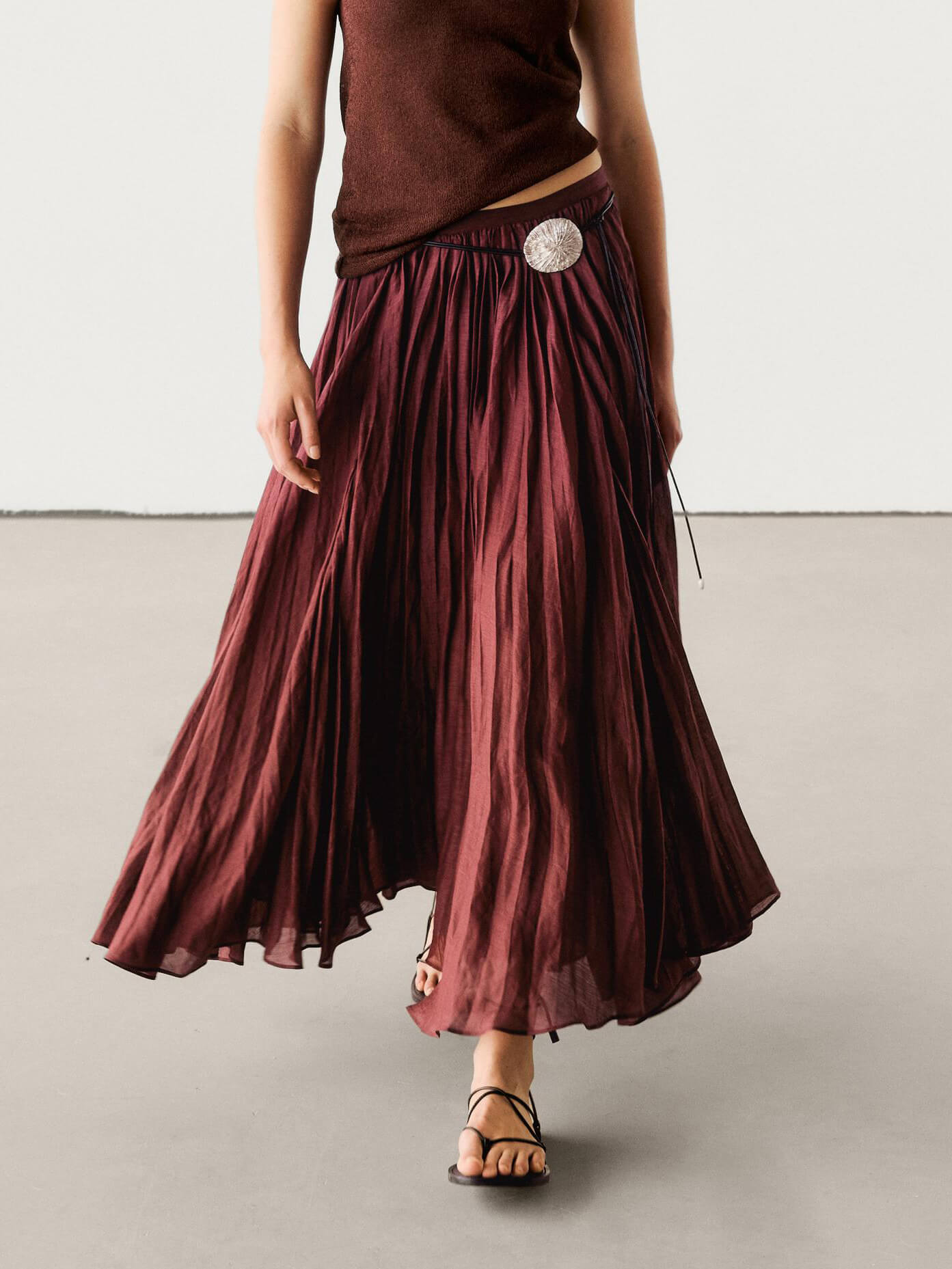 Mirjam - Ensemble Pull Oversize et Jupe en Mélange de Mohair