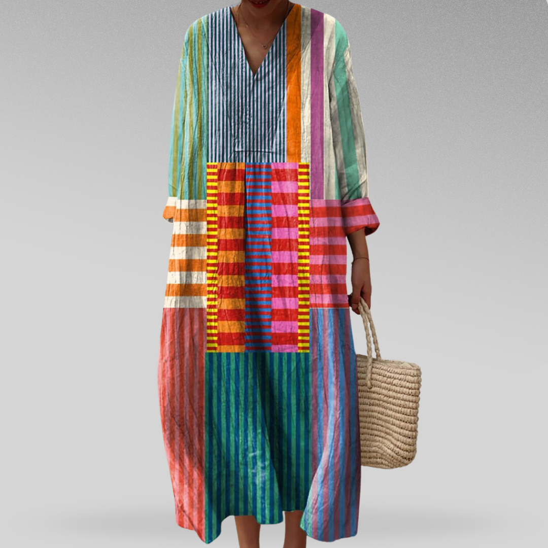 Galatea - Robe Géométrique Élégante au Design Moderne et Unique