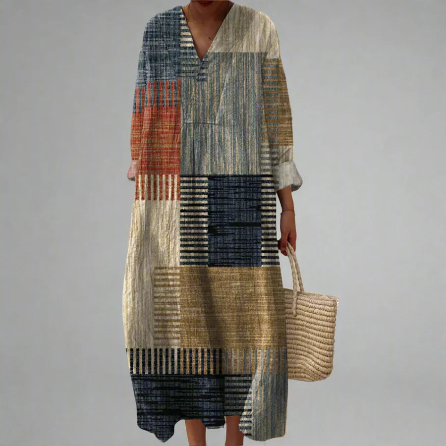 Galatea - Robe Géométrique Élégante au Design Moderne et Unique