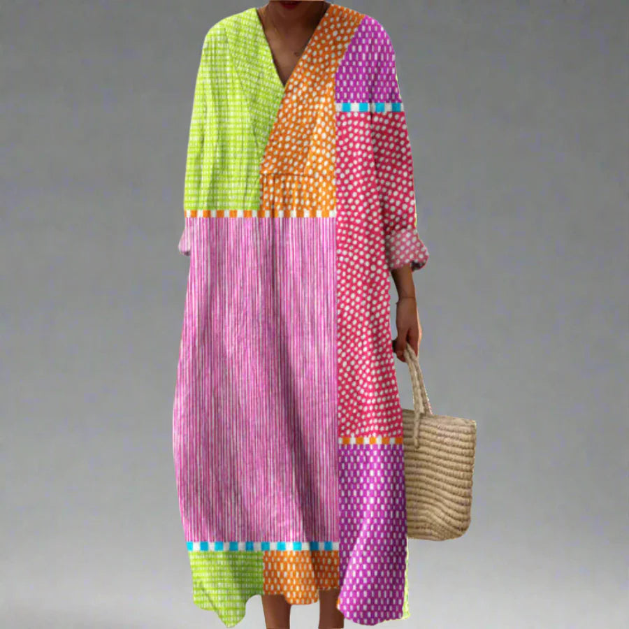 Galatea - Robe Géométrique Élégante au Design Moderne et Unique