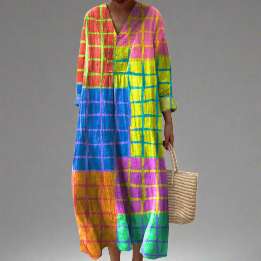Galatea - Robe Géométrique Élégante au Design Moderne et Unique