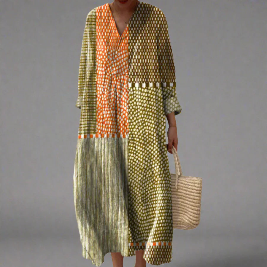 Galatea - Robe Géométrique Élégante au Design Moderne et Unique