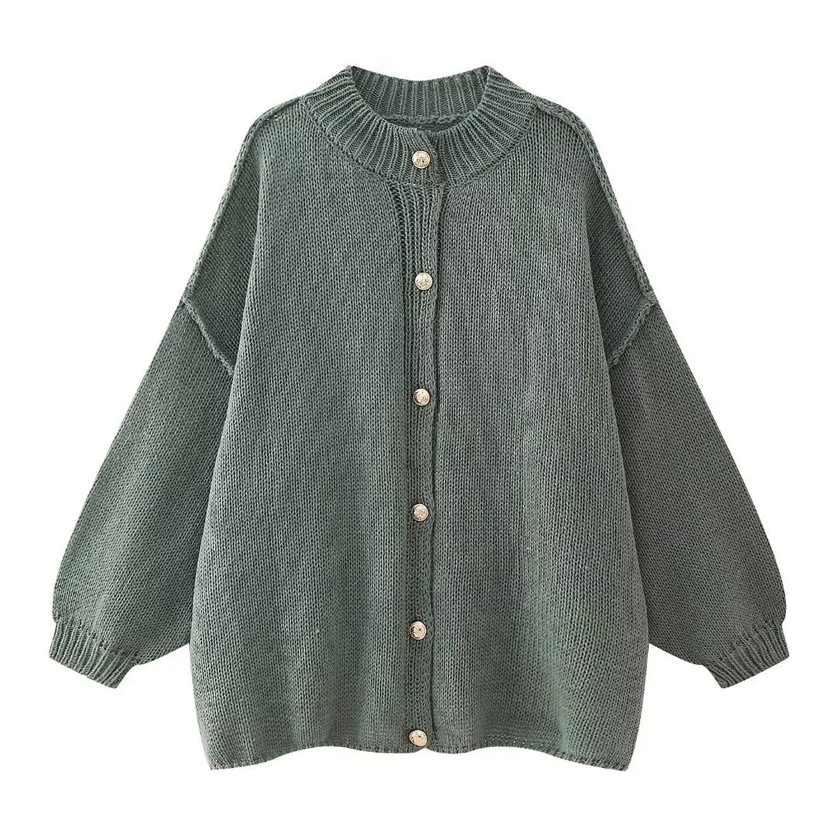 Lili - Pull Ample à Boutons Métalliques