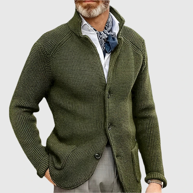 Arnaud - Cardigan Homme Style Rétro Militaire