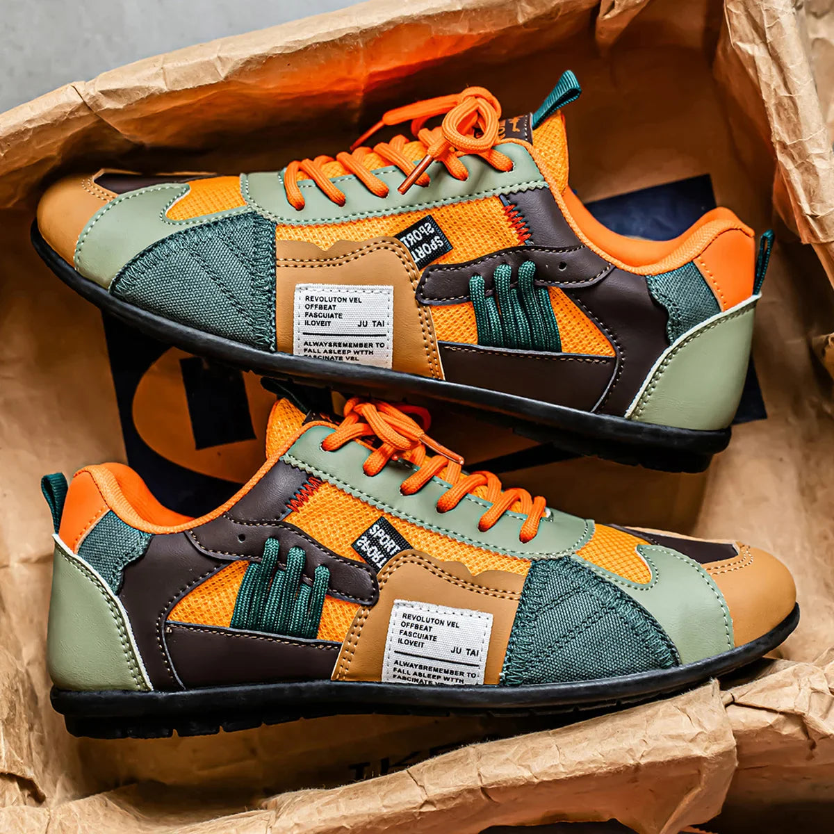 Claude - Baskets Confort Urbain à Esprit Rétro