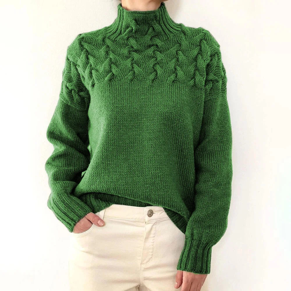 Jehanne - Pull Col Roulé Élégant