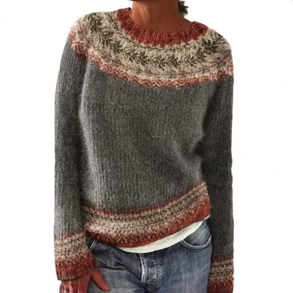 Nathalie - Pull Rayé Chic pour l'Automne-Hiver