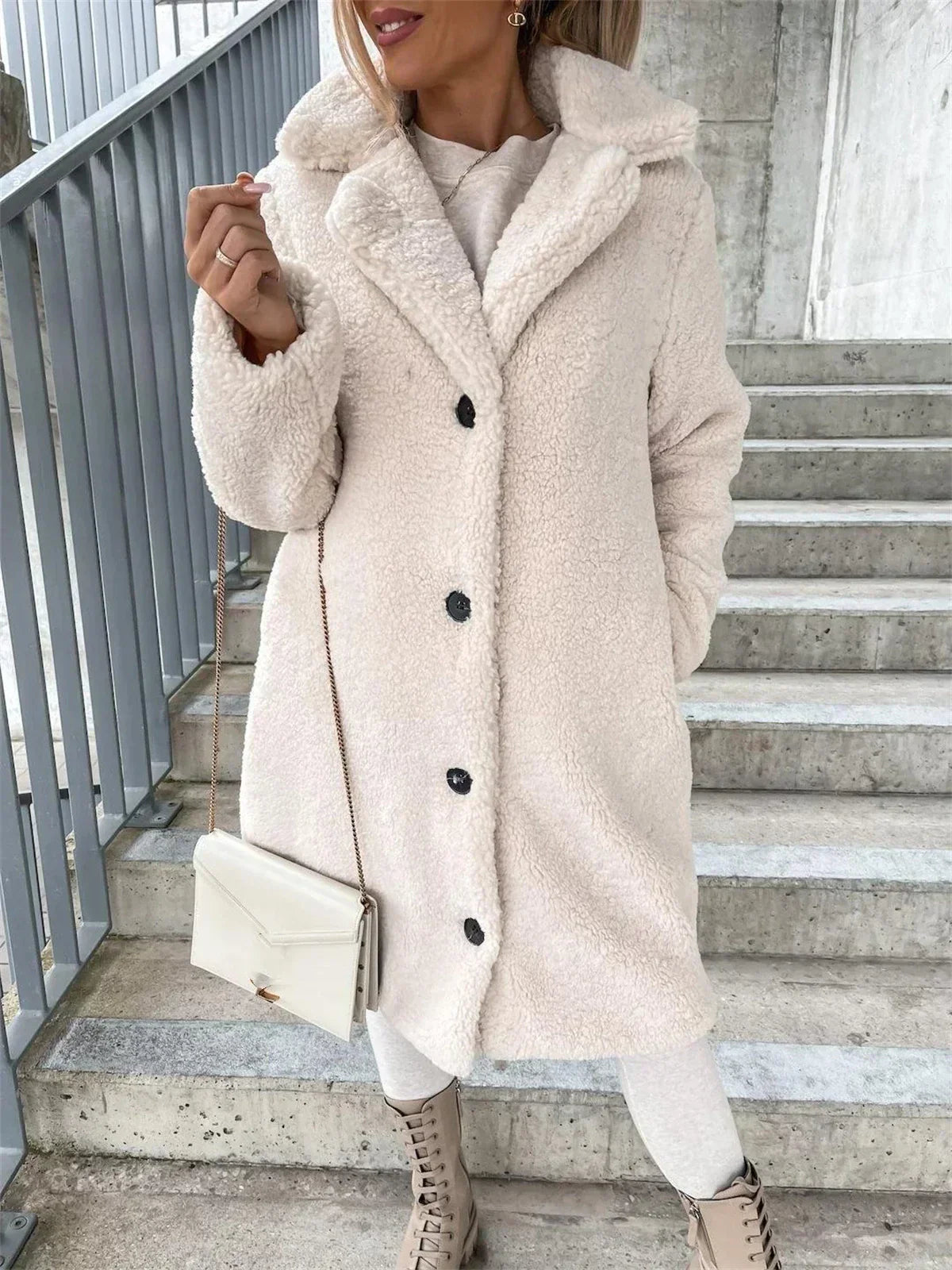 Presina - Manteau teddy élégant pour femme