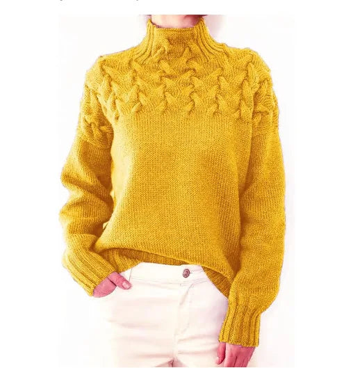 Jehanne - Pull Col Roulé Élégant
