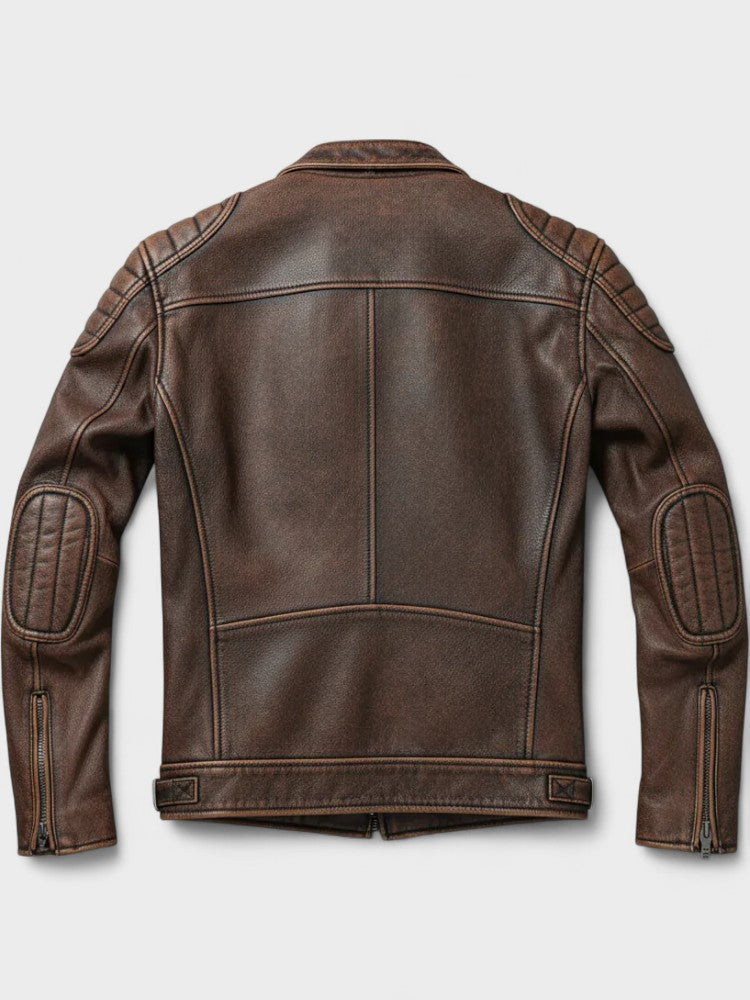 Xavier - Blouson Vintage en Cuir Homme