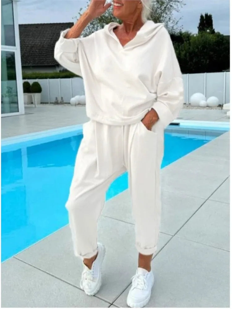 Adrienne - Ensemble Confort Hoodie & Pantalon Sarouel