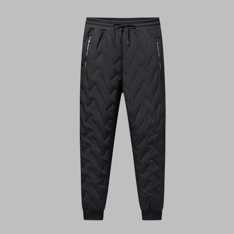 Annika - Pantalon de survêtement en laine d'agneau chaud et coupe-vent