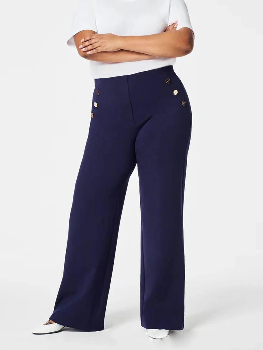 Élise - Pantalons Largeurs Élégants Femme