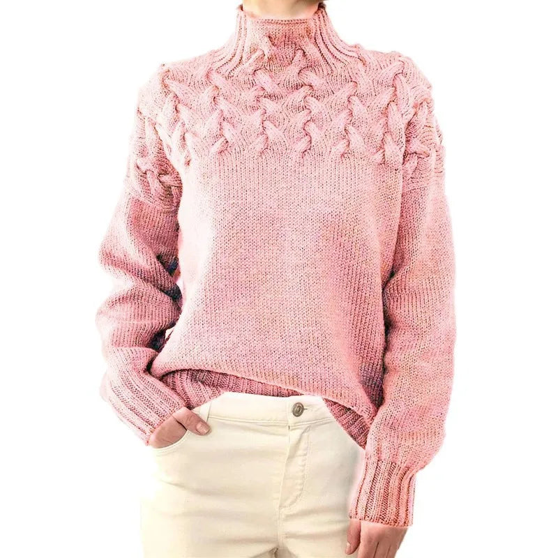 Jehanne - Pull Col Roulé Élégant