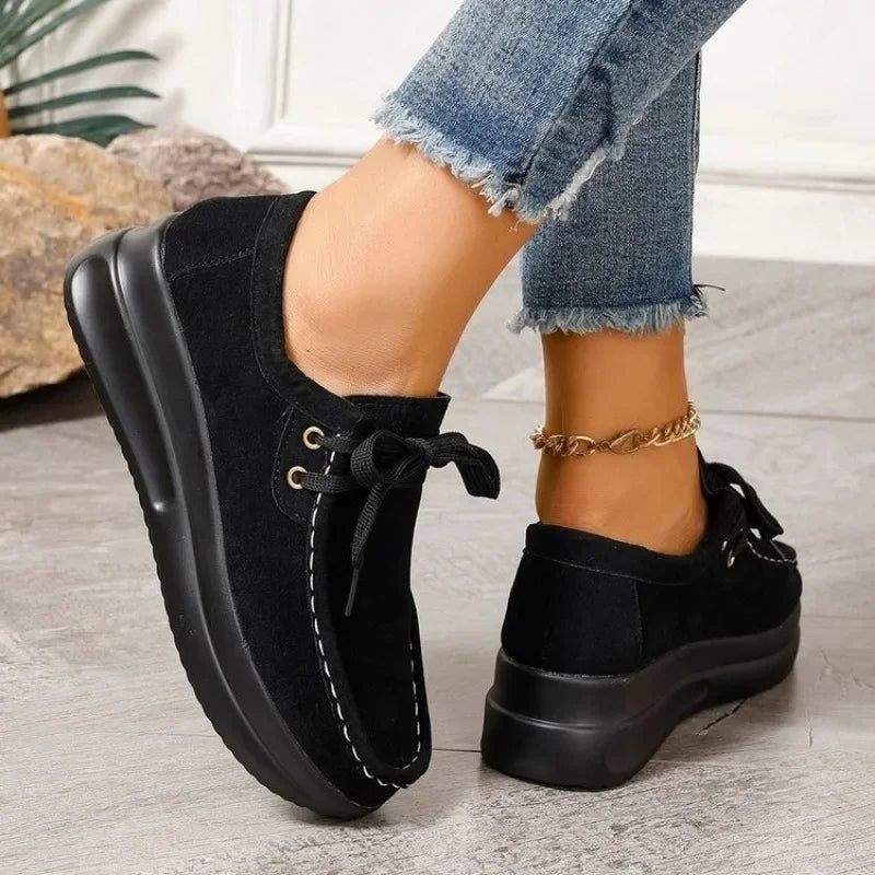 Bryella - Chaussures décontractées confortables pour femme avec semelle surélevée