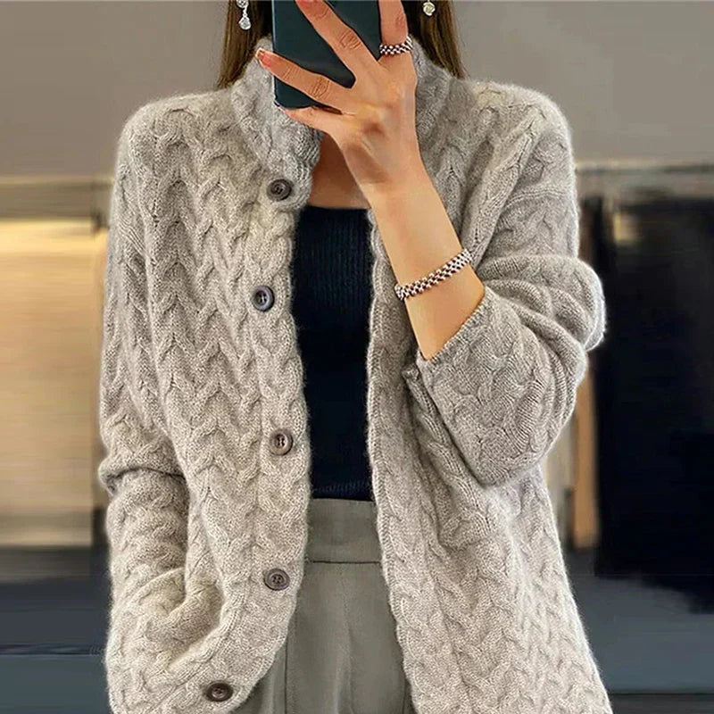 Jeanette - Pull Tricoté Chaud et Stylé pour Femme