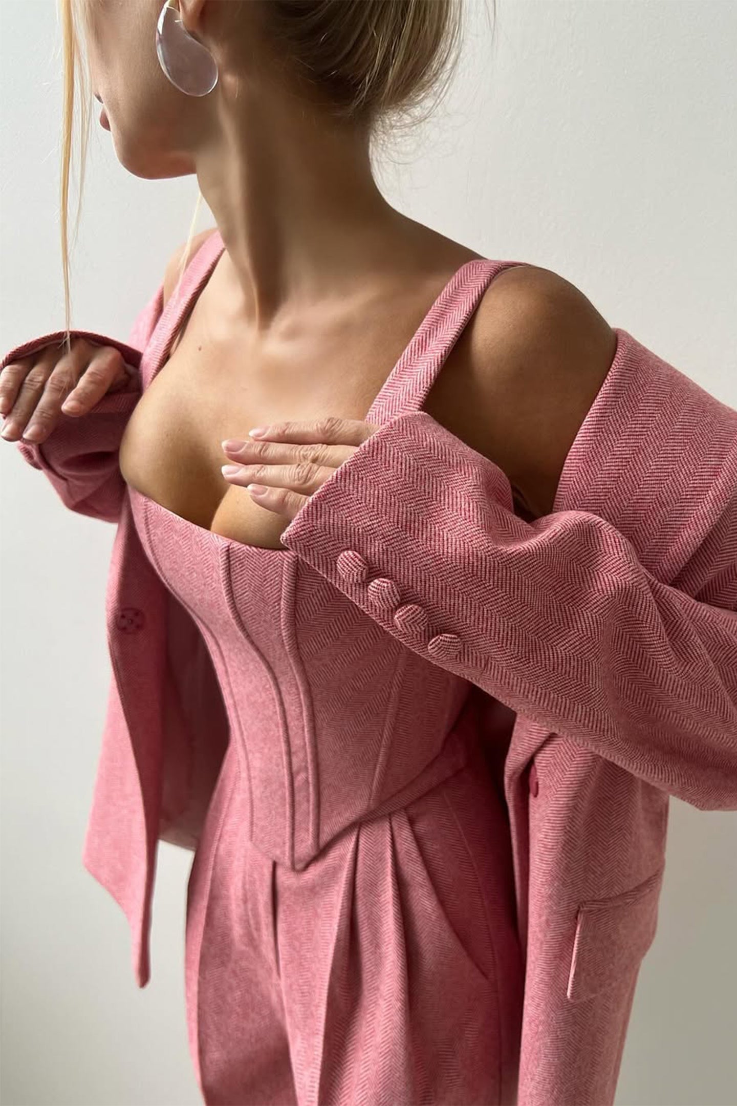 Renata - Costume 3 pièces avec blazer croisé