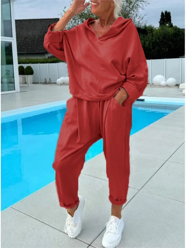 Adrienne - Ensemble Confort Hoodie & Pantalon Sarouel
