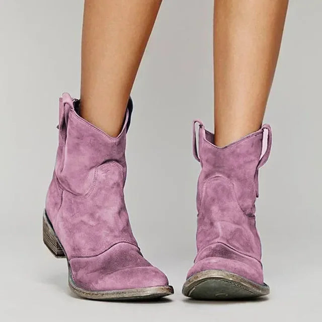 Dael - Bottes Vintage Cowboy à la Cheville