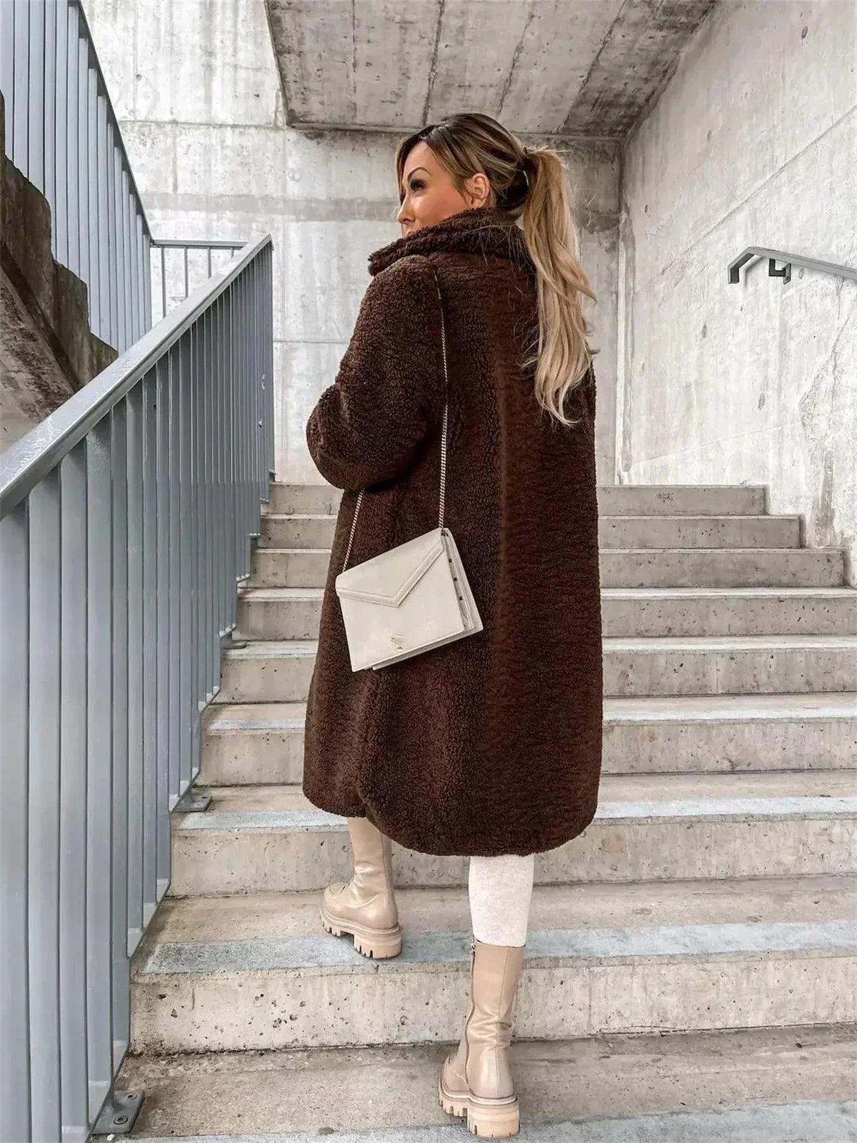 Presina - Manteau teddy élégant pour femme