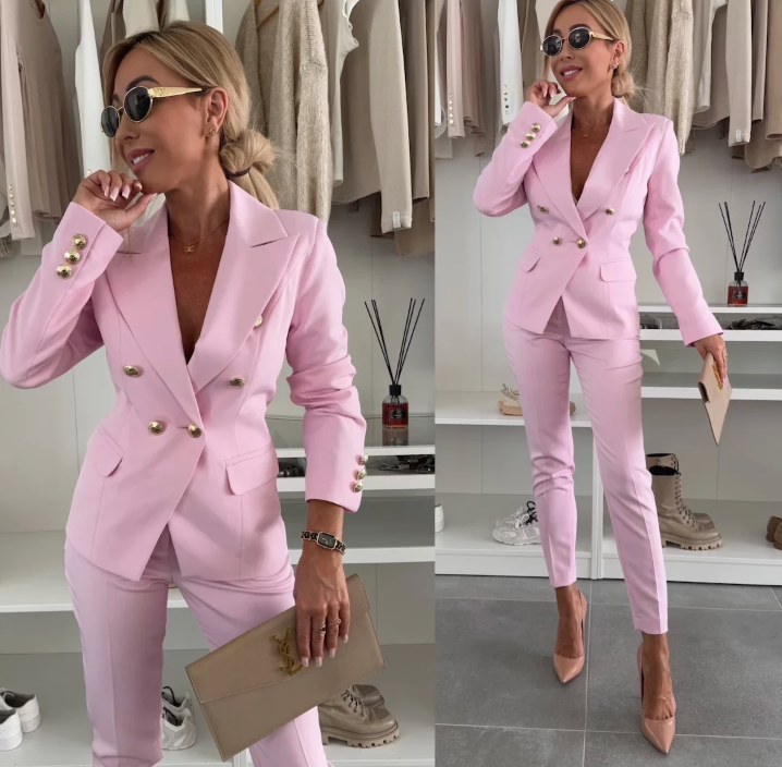 Amory - Ensemble Chic et Élégant – Blazer et Pantalon