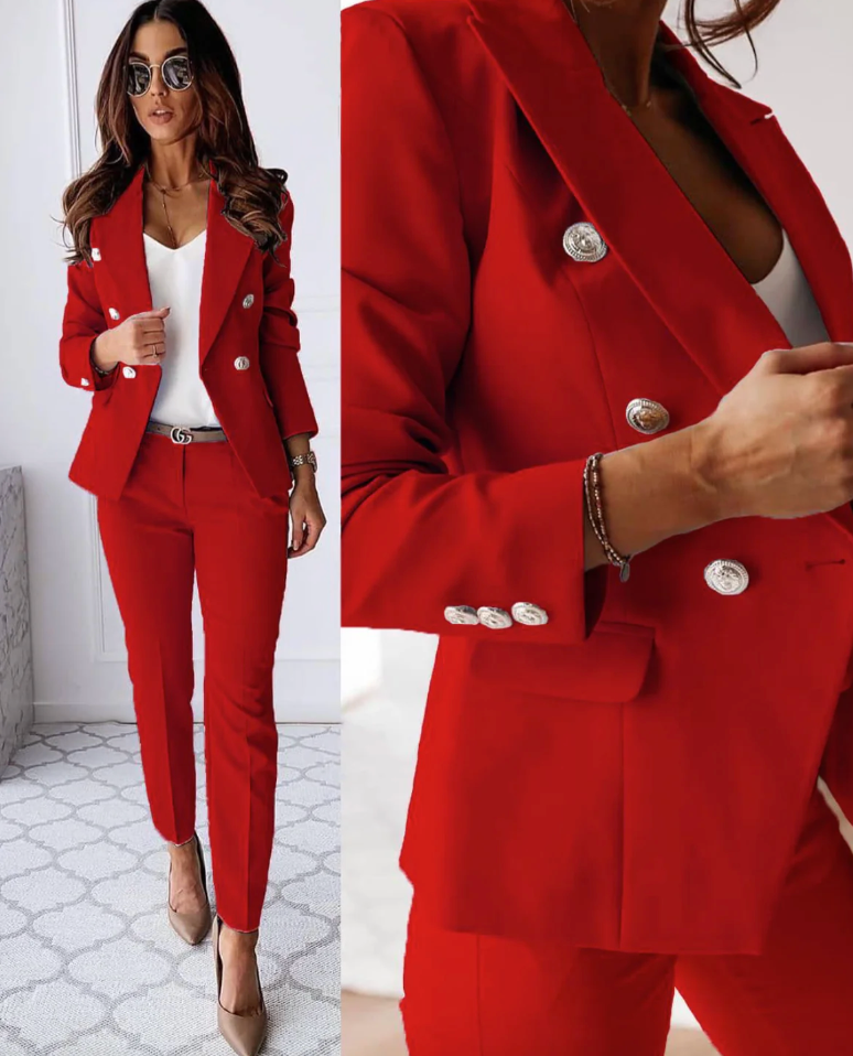 Amory - Ensemble Chic et Élégant – Blazer et Pantalon