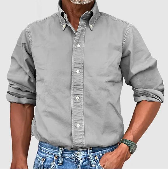 Felix - Chemise à Manches Longues Essentielle pour Homme