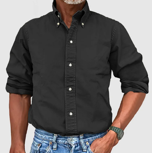 Felix - Chemise à Manches Longues Essentielle pour Homme
