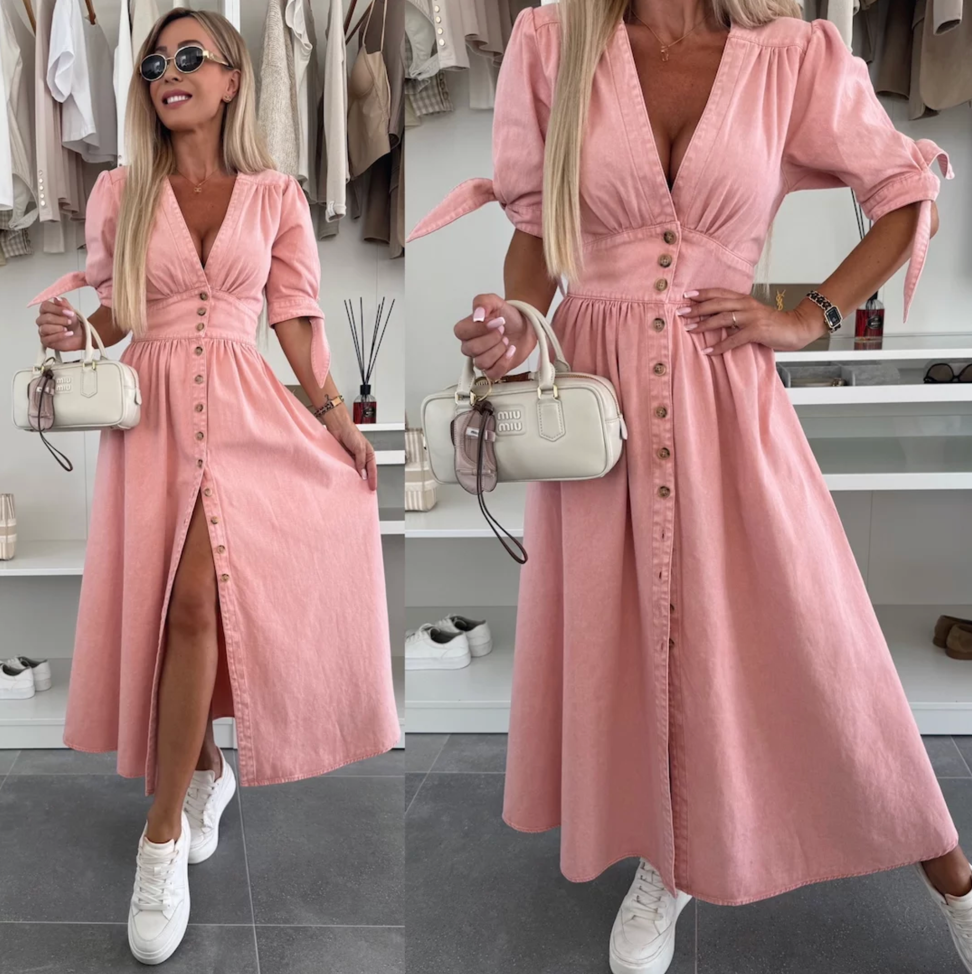 Vera - Robe en jean rayonnante