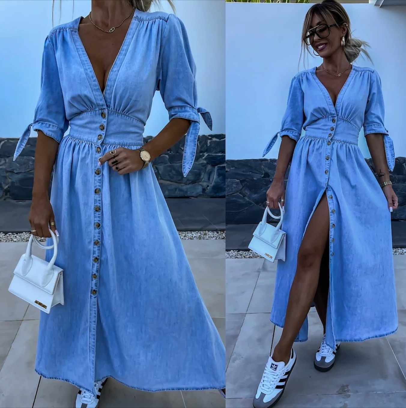Vera - Robe en jean rayonnante