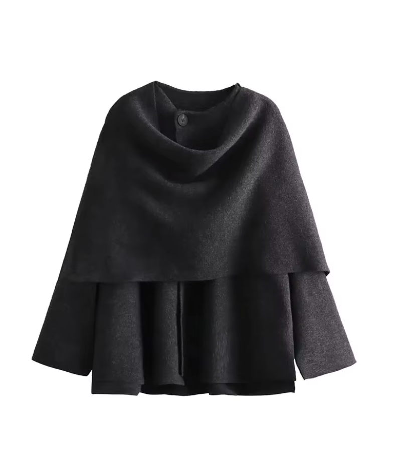 Lizzy - Elegante Cape d'hiver