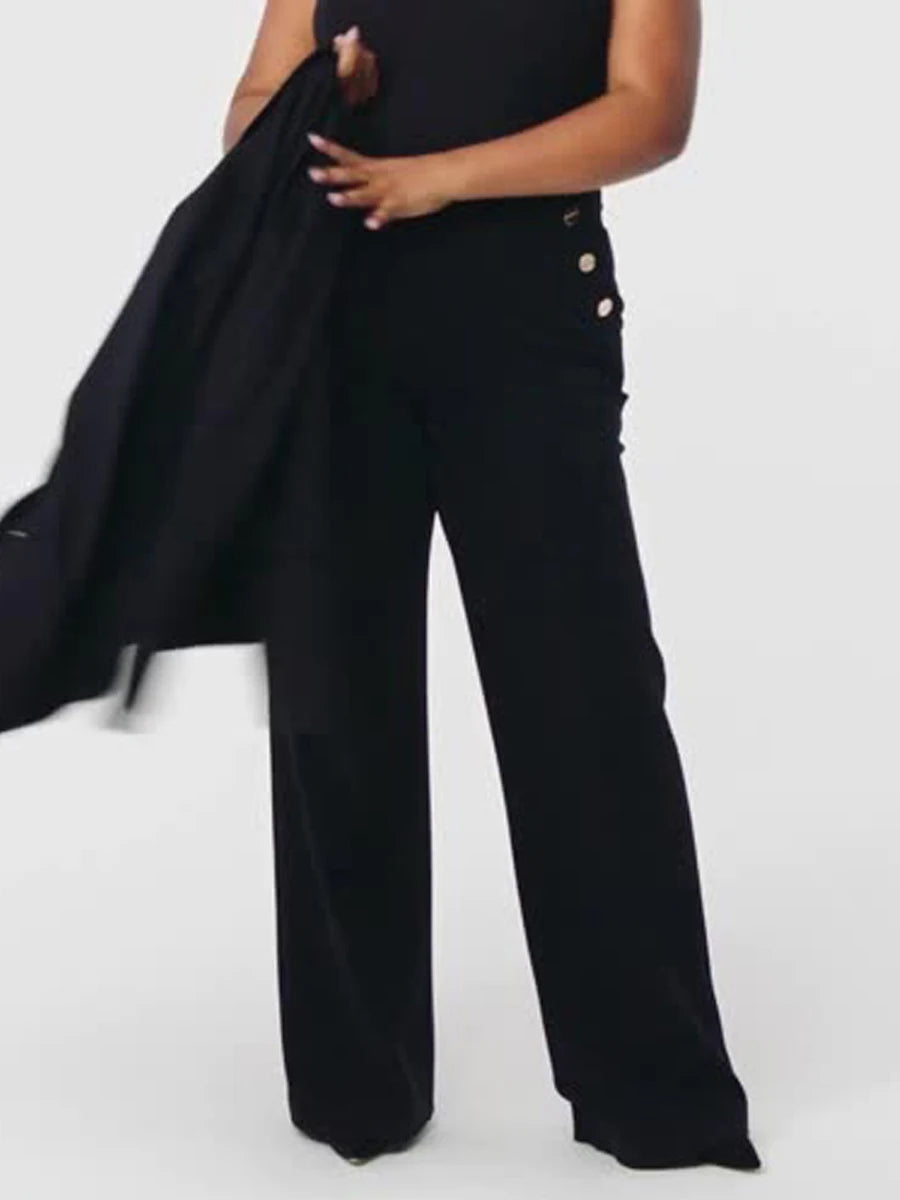 Élise - Pantalons Largeurs Élégants Femme