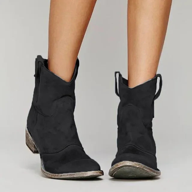 Dael - Bottes Vintage Cowboy à la Cheville