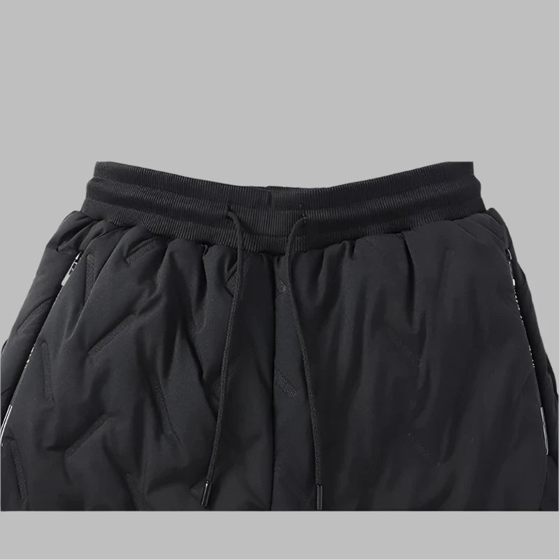 Annika - Pantalon de survêtement en laine d'agneau chaud et coupe-vent