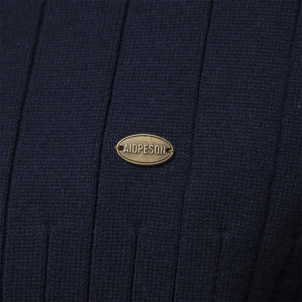 Aloïs - Pull d'hiver homme à col zippé et chaleur optimale