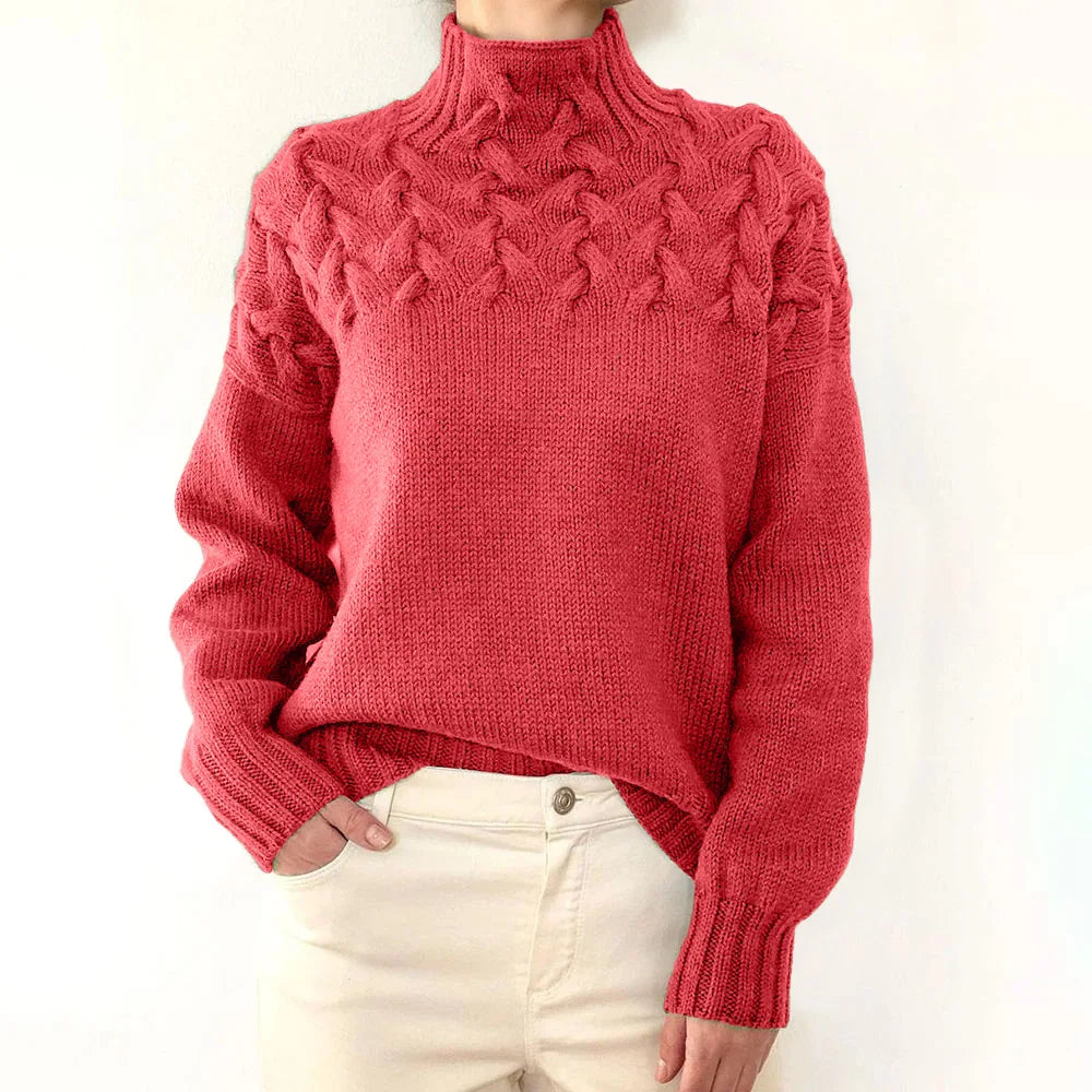 Jehanne - Pull Col Roulé Élégant