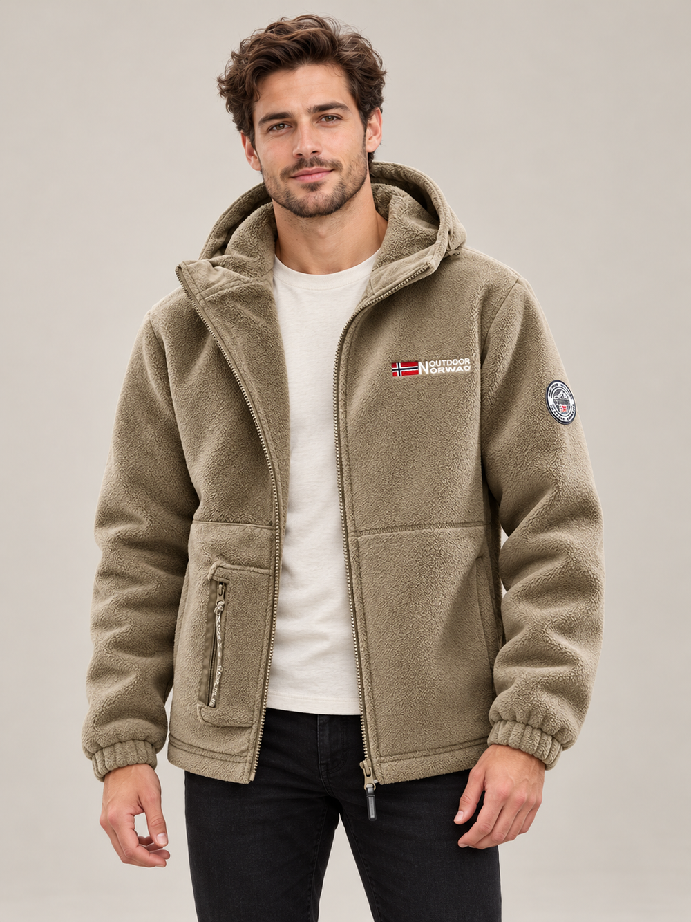 Oliver - Veste d’Hiver en Polaire Thermique pour Homme