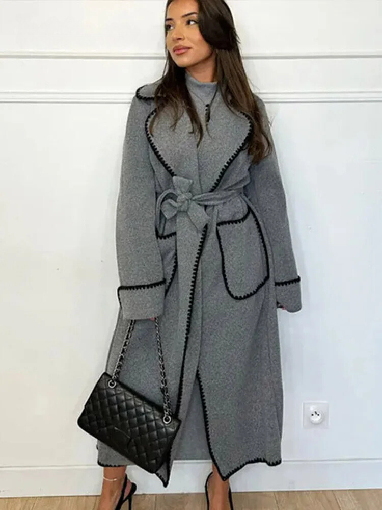 Elea - Manteau Long en Laine